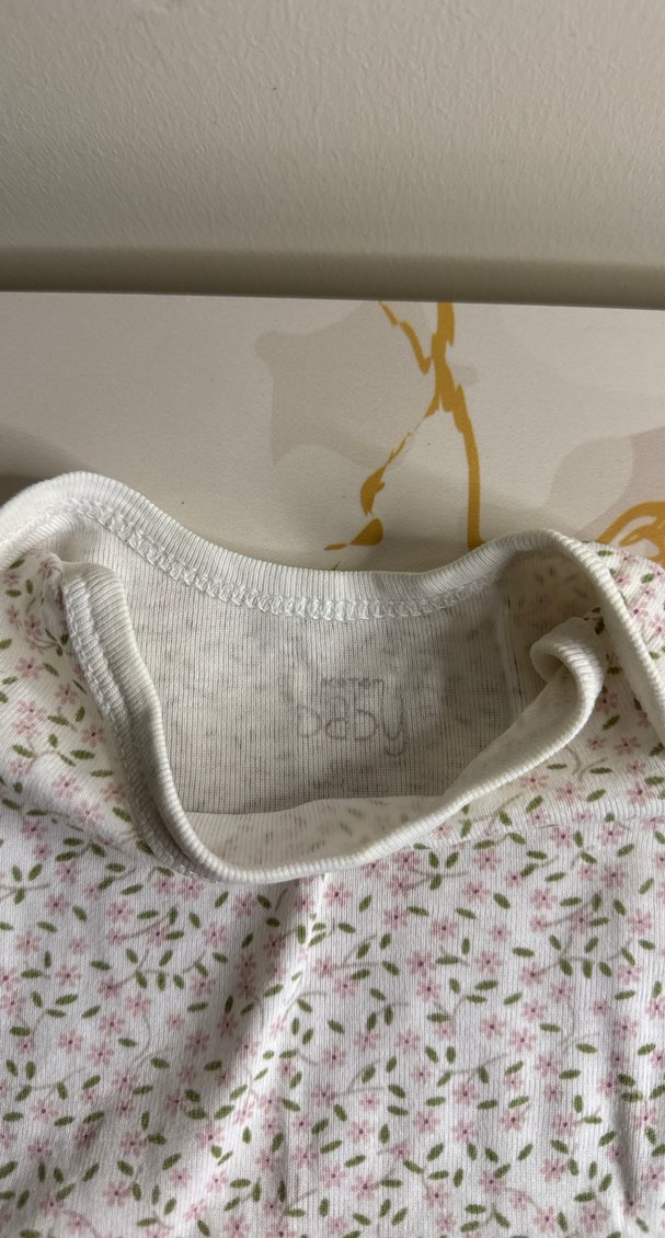 Beyaz Uzun Kollu Bebek Body - Görsel 3