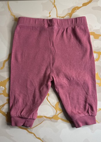 Kız Çocuk Pembe Pamuklu Rahat Kesim Tayt - Görsel 3