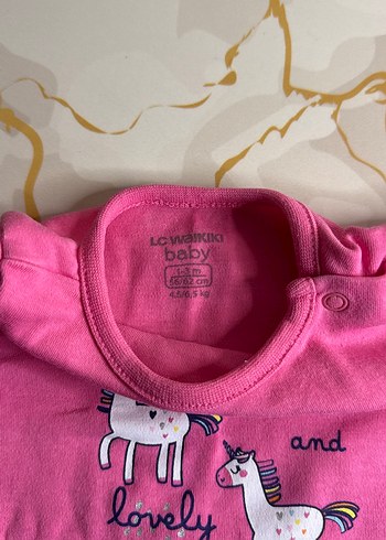 Pembe Uzun Kollu Bebek Body - Görsel 3