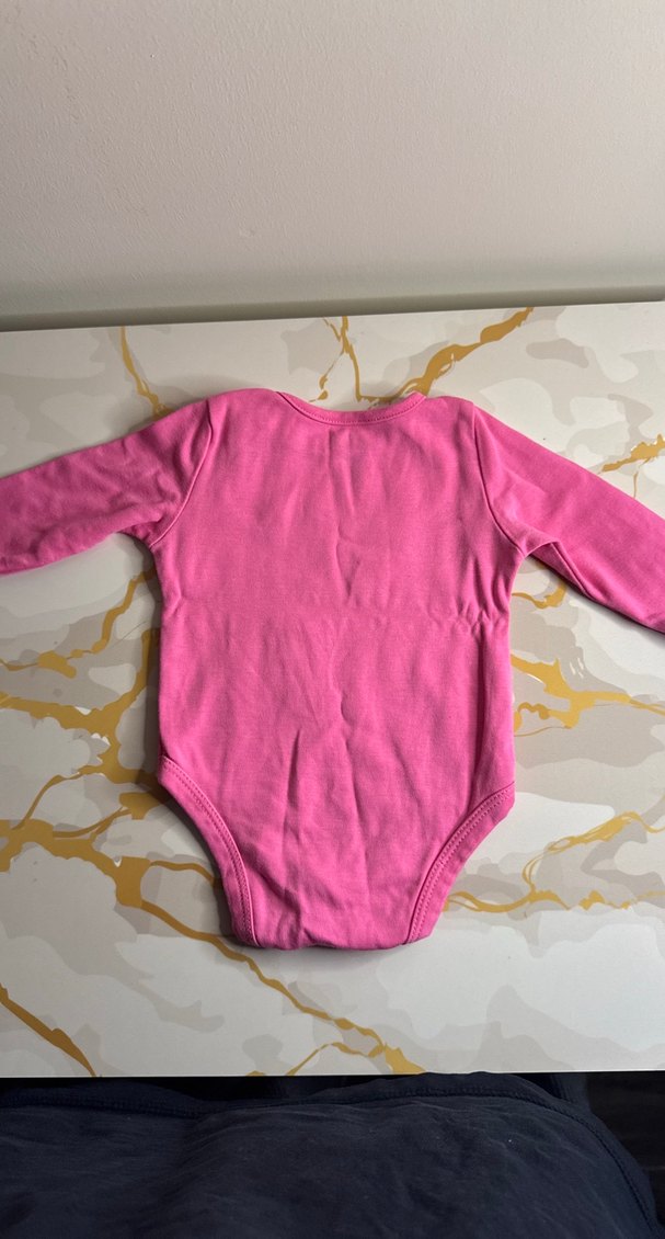 Pembe Uzun Kollu Bebek Body - Görsel 4