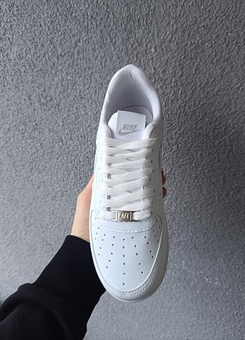 37 Beden Nike Air Force 1 Beyaz Sneaker Spor Ayakkabı