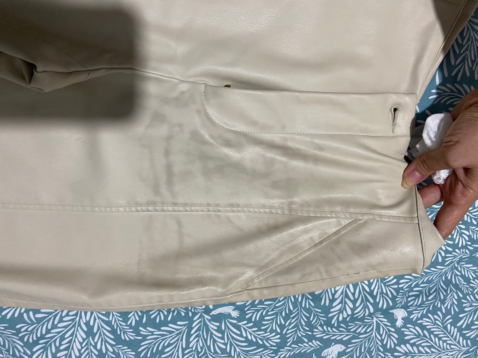 Zara Bej deri pantolon - Görsel 3