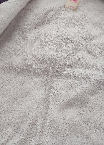 Düğmeli Mor Çocuk Mont 13.14 yaş - Görsel 2