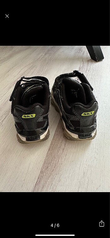 21 Beden siyah Renk Skechers bebek spor ayakkabı