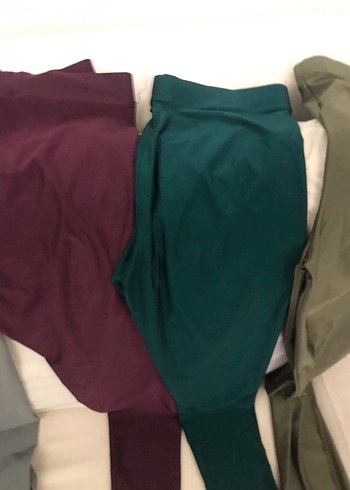 Yeşil Kadın Midi Tayt - Görsel 4