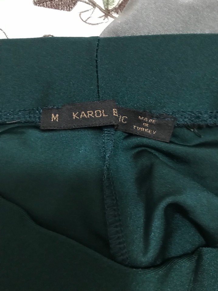 Yeşil Kadın Midi Tayt - Görsel 2