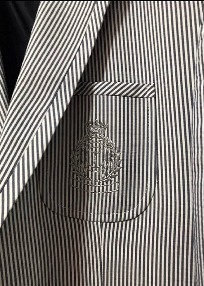 Çizgili ceket - Görsel 2