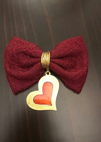 Siyah Nakışlı Dantel Detaylı  Papyon ve Kravat-bileklik - Görsel 11