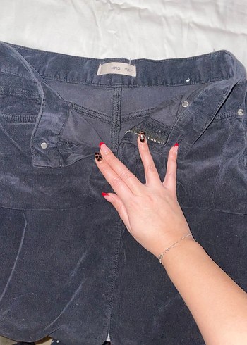 Mango Kadife Pantolon - Görsel 8