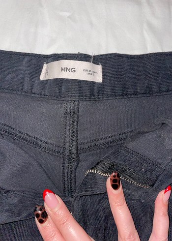 Mango Kadife Pantolon - Görsel 9