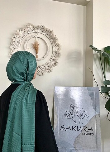 İmannoor Kibrit Desenli Jakarlı Şal