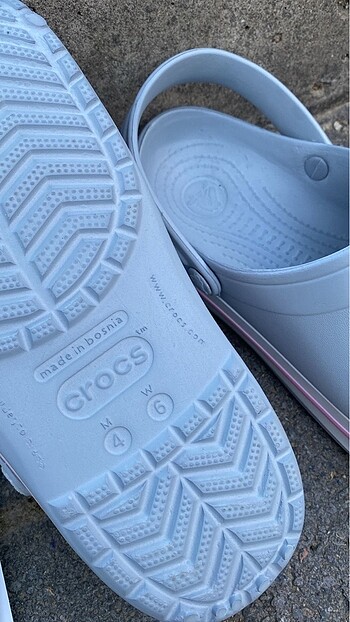 37 Beden gri Renk Crocs terlik