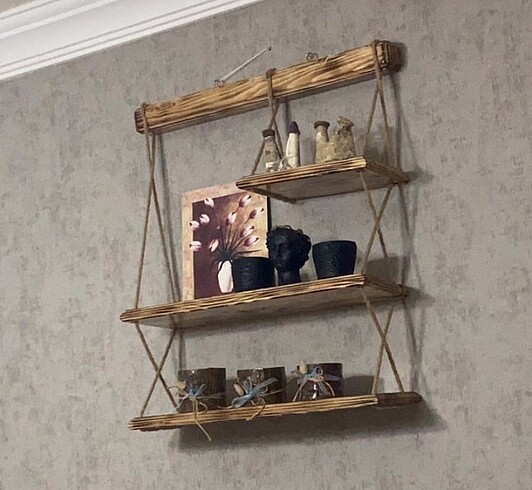 Halat Askılı Raf
