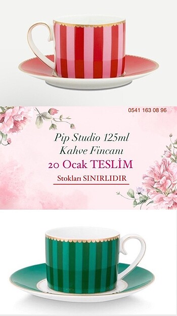 Pip Studio (125ml) kahve fincanı