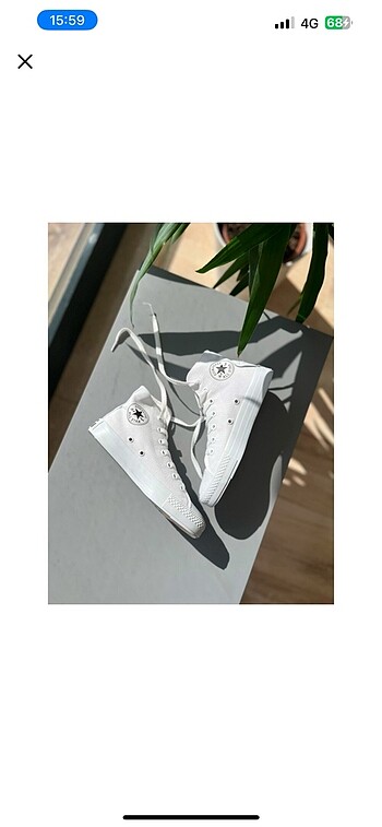 Tam beyaz convers