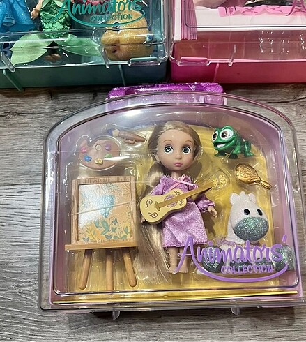  Beden Renk Disney Animators Mini Set. Rapunzel, Ariel, Anna.