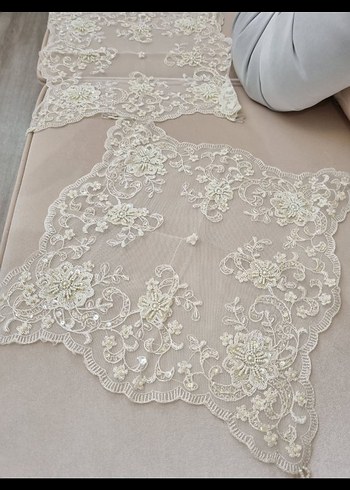 Beyaz Nakışlı salon takımı - Görsel 3