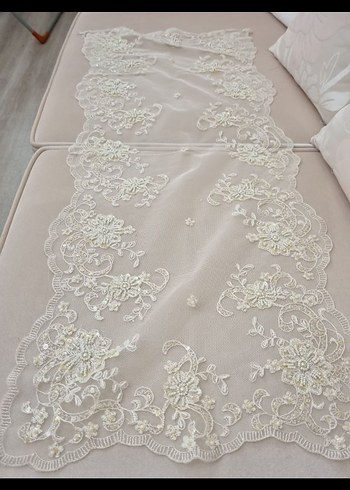 Beyaz Nakışlı salon takımı - Görsel 5