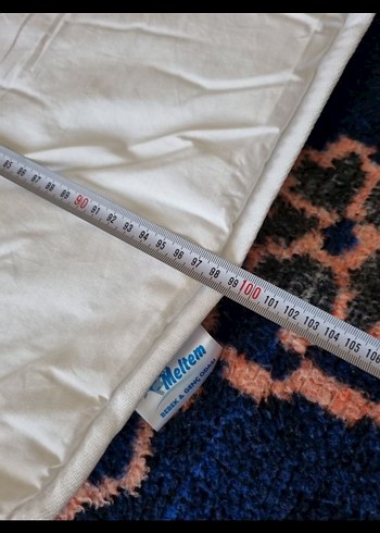 Beyaz Düz bebek yorganı - Görsel 4