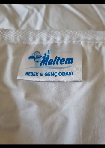 Beyaz Düz bebek yorganı - Görsel 2