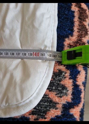 Beyaz Düz bebek yorganı - Görsel 6