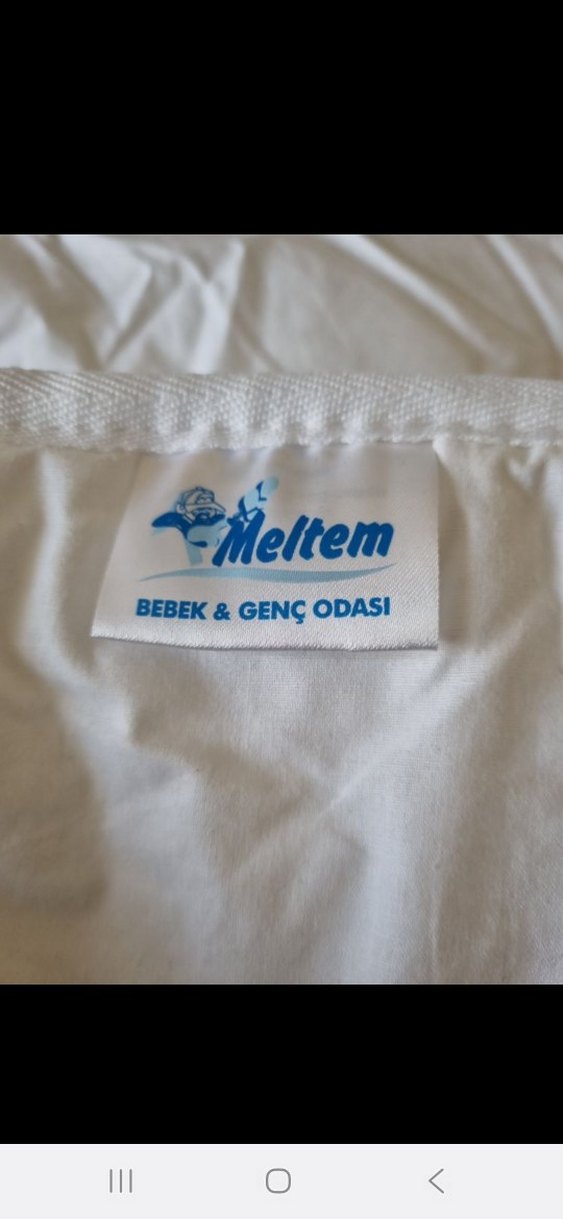 Beyaz Düz bebek yorganı - Görsel 2