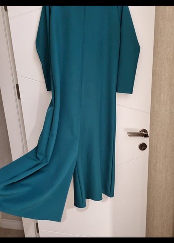 Çok Renkli Uzun Kol Bağlama Desenli tulum ve üst özel dikim - Görsel 4