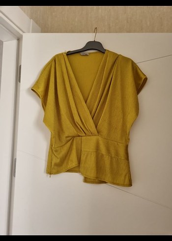 Kadın Sarı Uzun Keten alt üst - Görsel 2