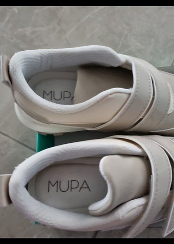 Kadın Gri Cırt Cırtlı Dolgu Topuk Spor Ayakkabı - Görsel 4