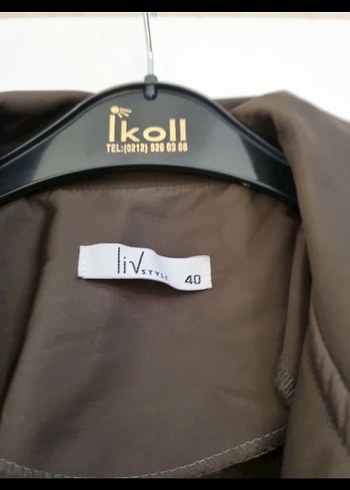 koyu yeşil Kuşaklı Uzun Trençkot - Görsel 5