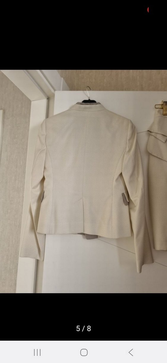 Modern Klasik Keten Kadın Mini Takım sadece 1 kere sözde giyildi - Görsel 4