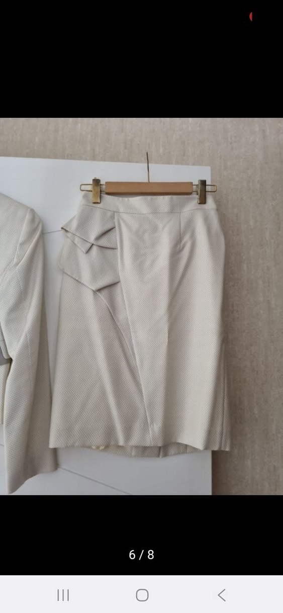 Modern Klasik Keten Kadın Mini Takım sadece 1 kere sözde giyildi - Görsel 5