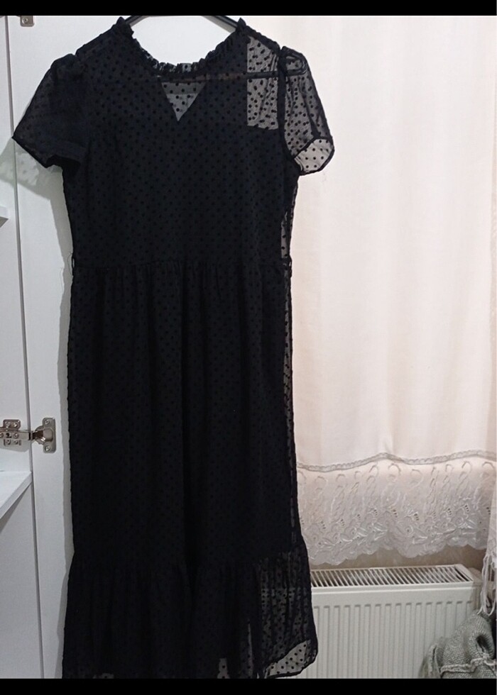 Siyah elbise - Görsel 3