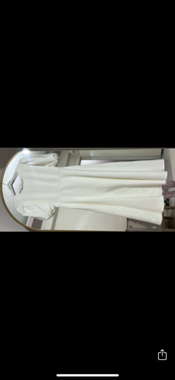 Modern Klasik Beyaz A Kesim Gelinlik - Görsel 3