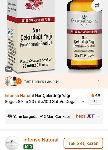 Nar çekirdeği yağı