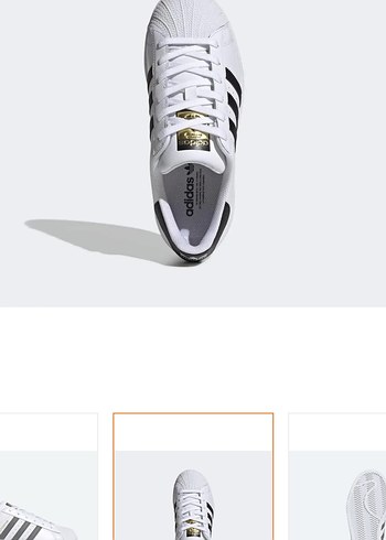 Adidas Beyaz Siyah Adidas Superstar Kadın Spor Ayakkabı