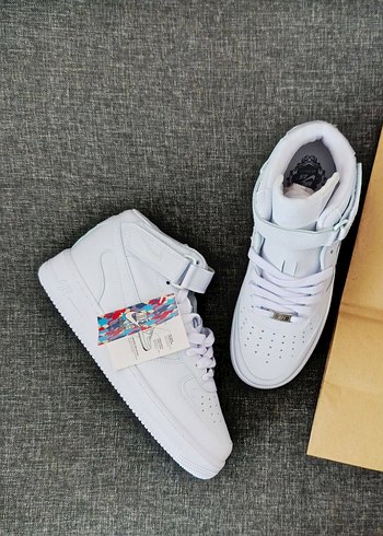 43 Beden beyaz Renk Beyaz Nike Air Force 1 Yüksek Sneakers