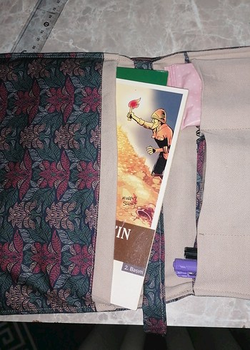 Beden mor Renk Bohem Desenli Mor Kadın Clutch Çanta