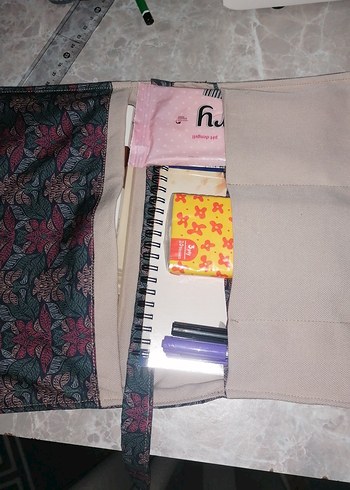 Beden Bohem Desenli Mor Kadın Clutch Çanta