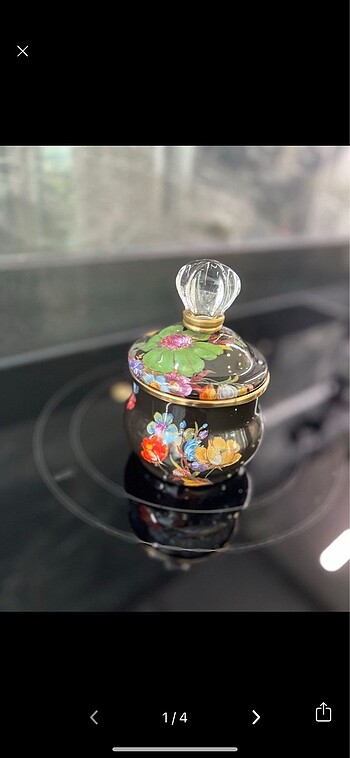 Mackenzie childs sugar bowl şekerlik