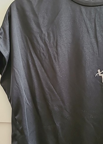 Siyah Düz Kesim Kısa Kollu Hamile Tişört - Görsel 2