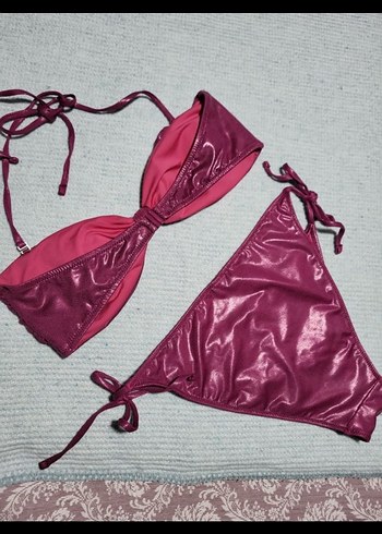 Trendyol & Milla Parlak Drapeli İpli Bikini takım