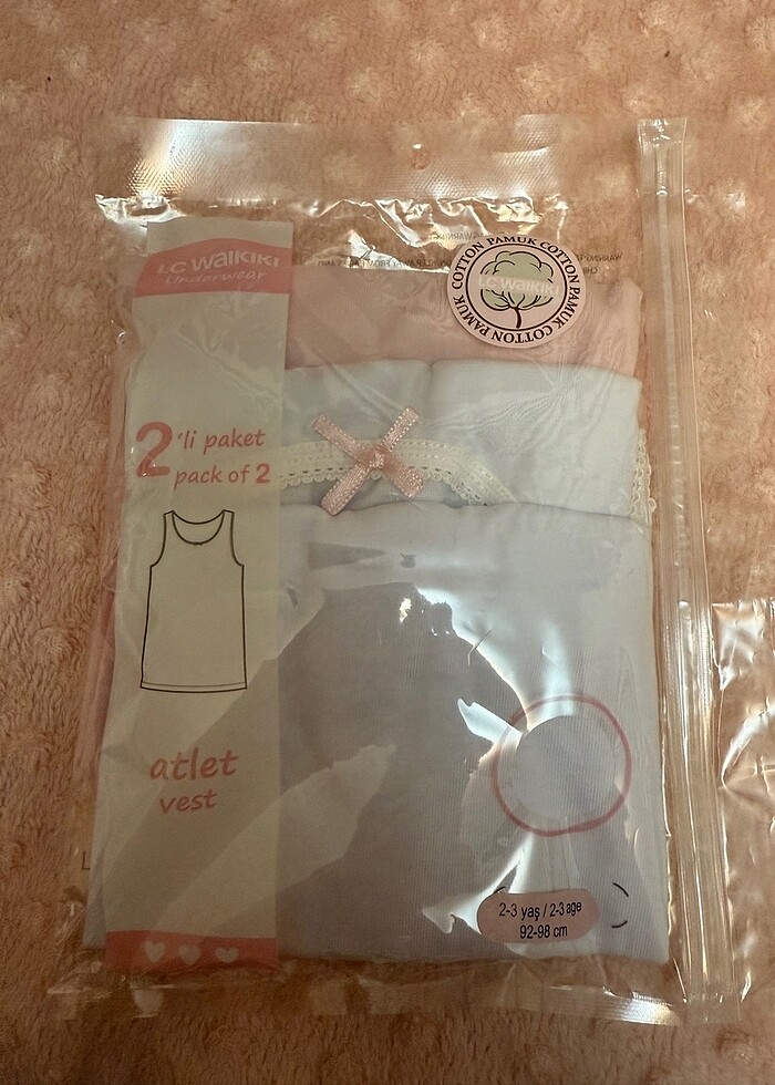 LCW kız çocuk atlet - Görsel 4