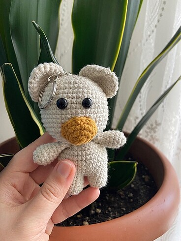 Amigurumi Ayıcıklı Anahtarlık