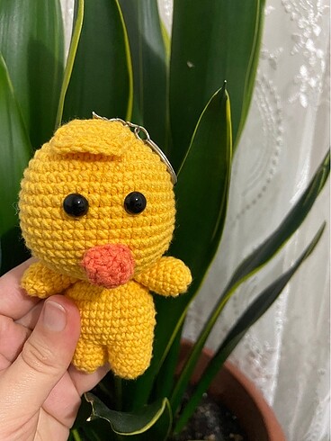 Amigurumi Civcivli Anahtarlık