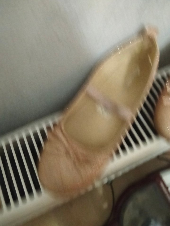 Bej Pile Detaylı Kız Babet Ayakkabı - Görsel 2