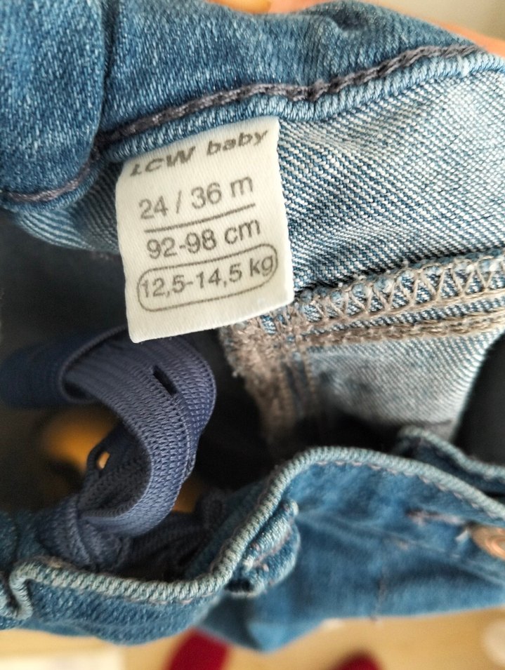 Kürklü Mavi Denim Kız Eteği - Görsel 5