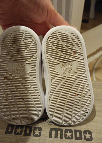 Beyaz Erkek Çocuk Spor Ayakkabı Velcro - Görsel 3