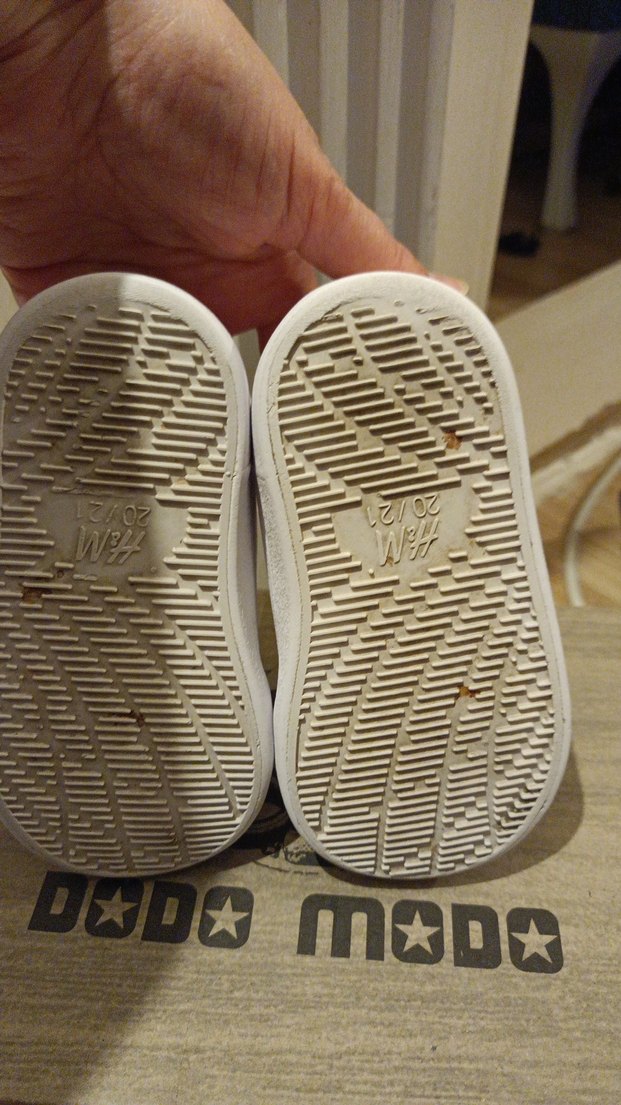 Beyaz Erkek Çocuk Spor Ayakkabı Velcro - Görsel 3