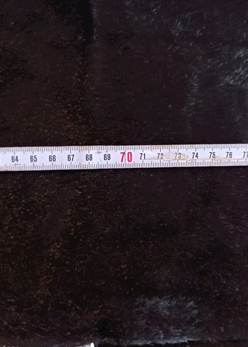 Siyah Uzun Süet Kadın Kaban özel dikim kullanılmamış - Görsel 5